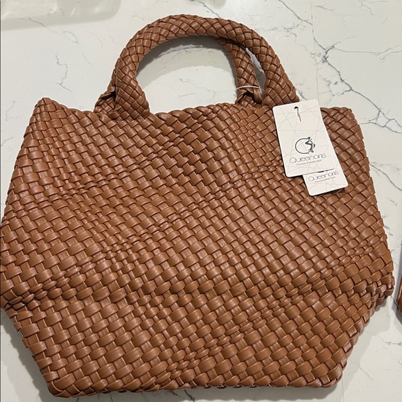 Queenoris NWT Large Capacity Classic Shoulder Bags, Brown Vegan F-10 - Picture 11 of 11